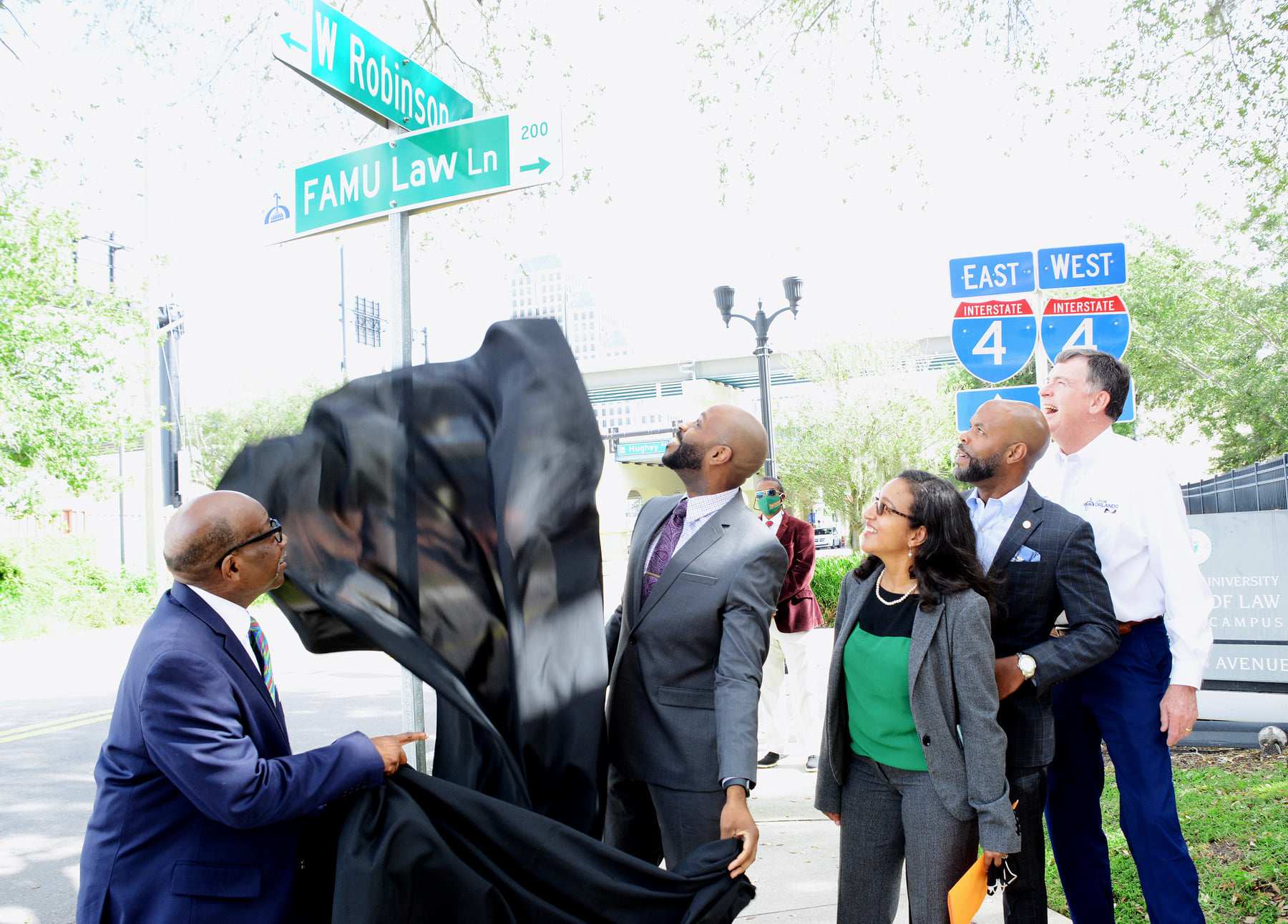 FAMU Law School Students at community event